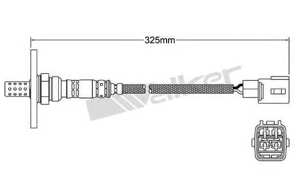 WALKER PRODUCTS 25024156 Лямбда-зонд WALKER PRODUCTS 