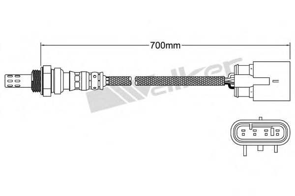 250-241045 WALKER PRODUCTS Лямбда-зонд 250-241045 WALKER PRODUCTS Лямбда-зонд