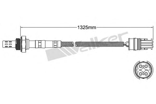 WALKER PRODUCTS 250241093 Лямбда-зонд WALKER PRODUCTS 