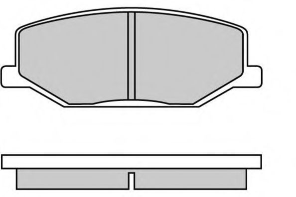 E.T.F. 120278 Тормозные колодки для SUZUKI SUPER CARRY