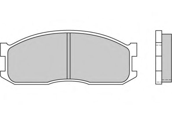 E.T.F. 120389 Тормозные колодки для KIA K2500