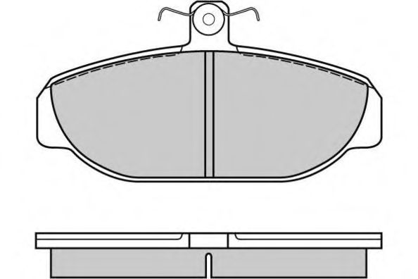 E.T.F. 120616 Тормозные колодки для VOLVO 960