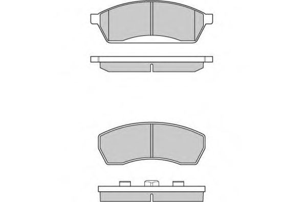 E.T.F. 120764 Тормозные колодки E. T. F. для SUBARU