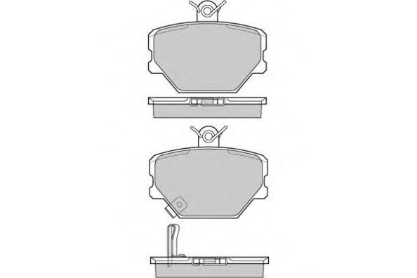 E.T.F. 120881 Тормозные колодки для SMART