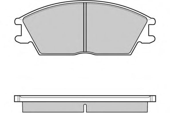 E.T.F. 121124 Тормозные колодки E. T. F. для HYUNDAI