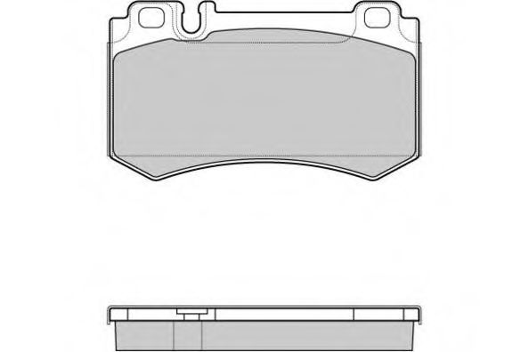 E.T.F. 121164 Тормозные колодки для MERCEDES-BENZ SLR (R199)