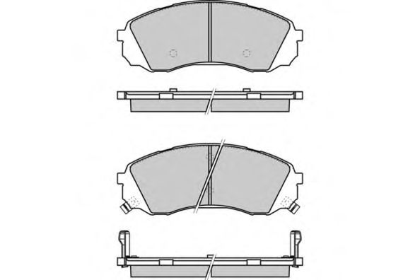 E.T.F. 121336 Тормозные колодки E. T. F. для HYUNDAI