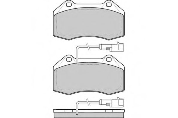 E.T.F. 121354 Тормозные колодки для ABARTH