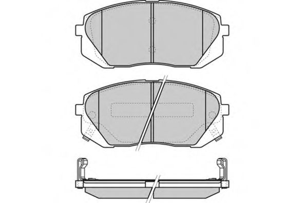 E.T.F. 121358 Тормозные колодки E. T. F. для HYUNDAI