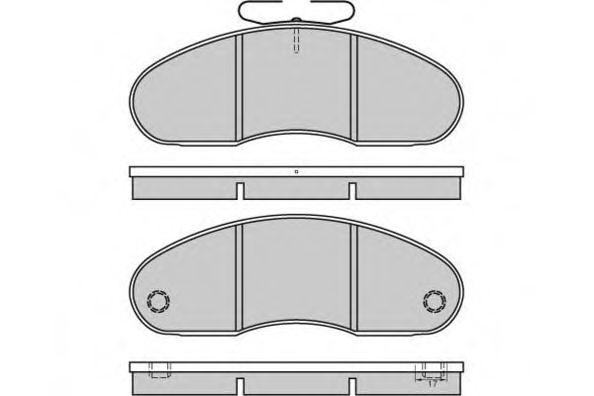 E.T.F. 125224 Тормозные колодки для MERCEDES-BENZ 100