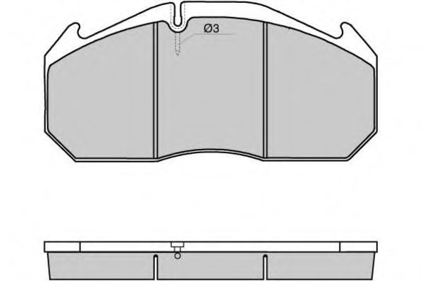 E.T.F. 125264 Тормозные колодки для MERCEDES-BENZ TOURISMO