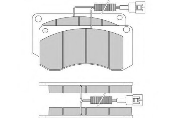 E.T.F. 125283 Тормозные колодки E. T. F. для RENAULT TRUCKS