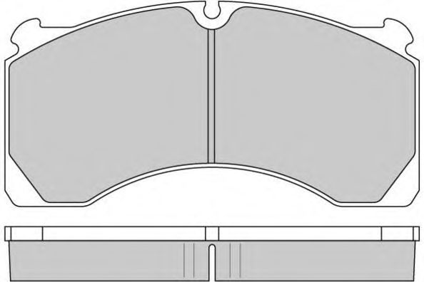 E.T.F. 125295 Комплект тормозных колодок, дисковый тормоз 
