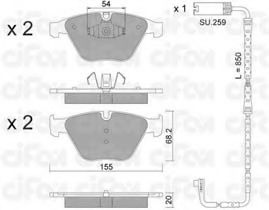 CIFAM 8225587K Тормозные колодки CIFAM для BMW