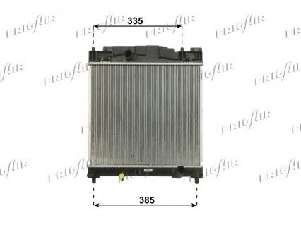FRIGAIR 01153184 Радиатор охлаждения двигателя для TOYOTA IQ