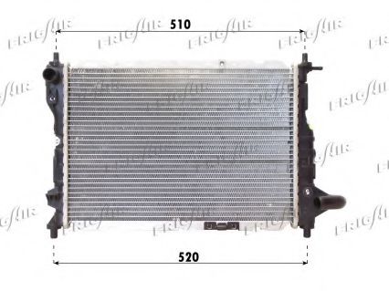 FRIGAIR 01313024 Радиатор охлаждения двигателя для CHEVROLET SPARK
