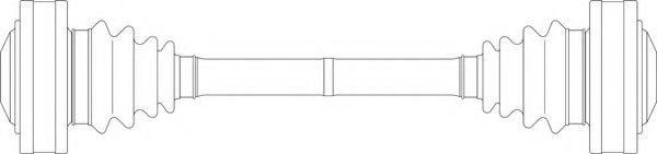 GENERAL RICAMBI BW3077 Полуось в сборе для BMW 5 Touring (E34) 540 i GENERAL RICAMBI BW3077 Полуось в сборе для BMW 5 Touring (E34) 540 i