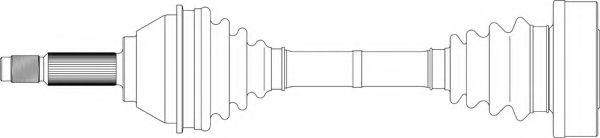 GENERAL RICAMBI FI3271 Приводной вал 