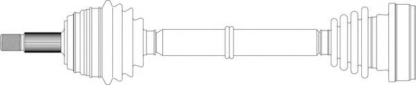 GENERAL RICAMBI WW3262 Полуось в сборе для VOLKSWAGEN GOLF 2 (19E, 1G1) 1.8 Syncro GENERAL RICAMBI WW3262 Полуось в сборе для VOLKSWAGEN GOLF 2 (19E, 1G1) 1.8 Syncro