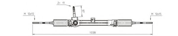 GENERAL RICAMBI FI4114 Насос гидроусилителя руля для FIAT