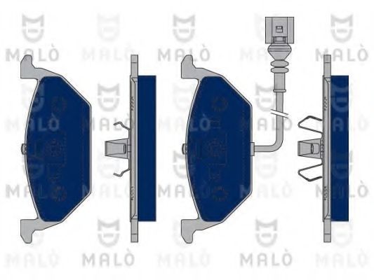 MALÒ 1050103 Тормозные колодки MALÒ для SEAT