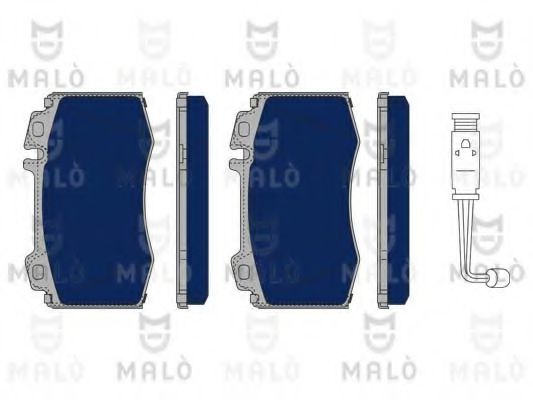 MALÒ 1050105 Тормозные колодки MALÒ для MERCEDES-BENZ CLS
