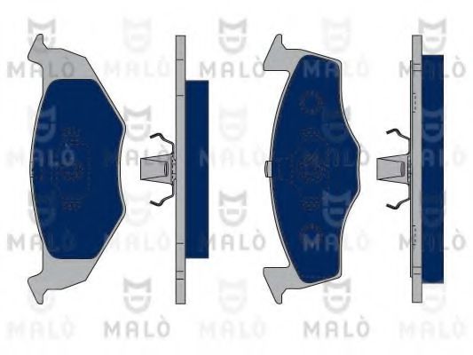 MALÒ 1050115 Тормозные колодки MALÒ для SEAT