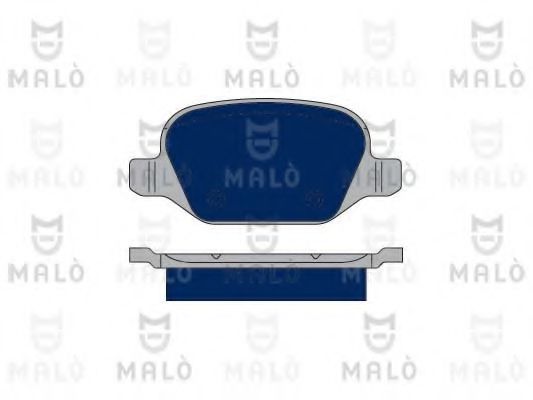 MALÒ 1050121 Тормозные колодки MALÒ для LANCIA