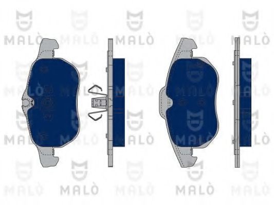 MALÒ 1050127 Тормозные колодки MALÒ для FIAT