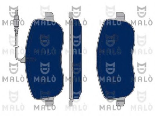 MALÒ 1050137 Тормозные колодки MALÒ для FIAT