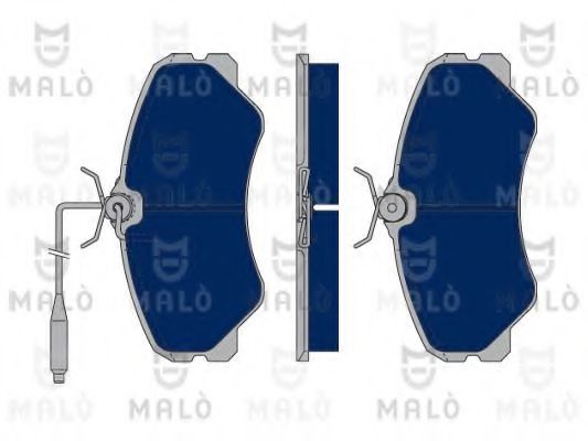 MALÒ 1050157 Тормозные колодки MALÒ для FIAT