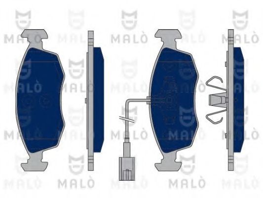 MALÒ 1050158 Тормозные колодки MALÒ для FIAT