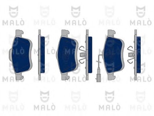 MALÒ 1050272 Тормозные колодки MALÒ для FIAT