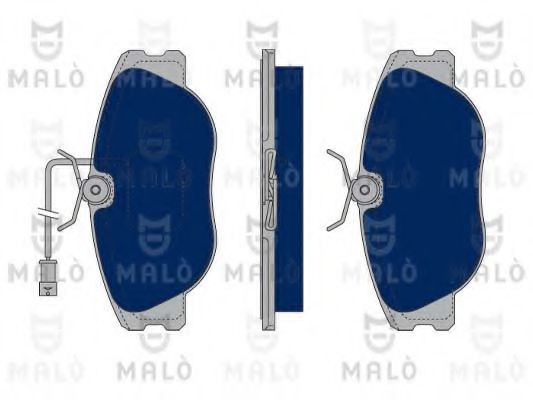 MALÒ 1050299 Тормозные колодки MALÒ для LANCIA