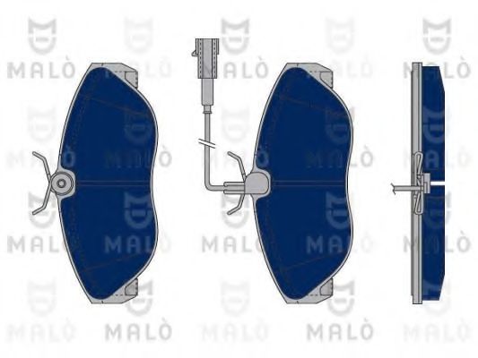 MALÒ 1050338 Тормозные колодки MALÒ для FIAT