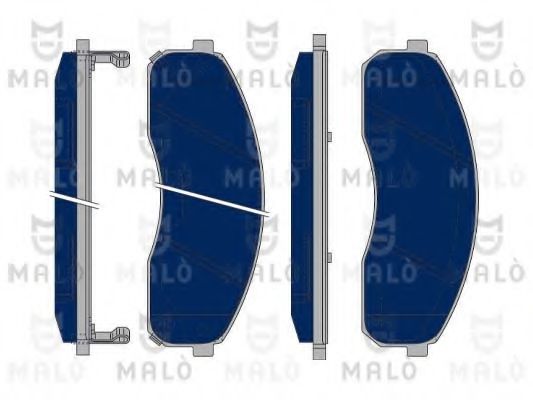 MALÒ 1050375 Тормозные колодки MALÒ для KIA