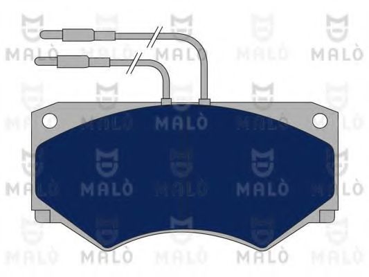 MALÒ 1050506 Тормозные колодки MALÒ для IVECO