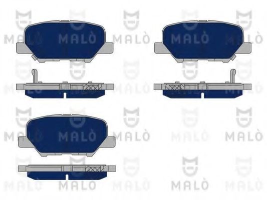 MALÒ 1051160 Тормозные колодки MALÒ для MAZDA