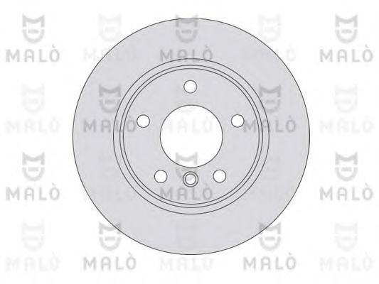 MALÒ 1110048 Тормозные диски MALÒ для BMW 1