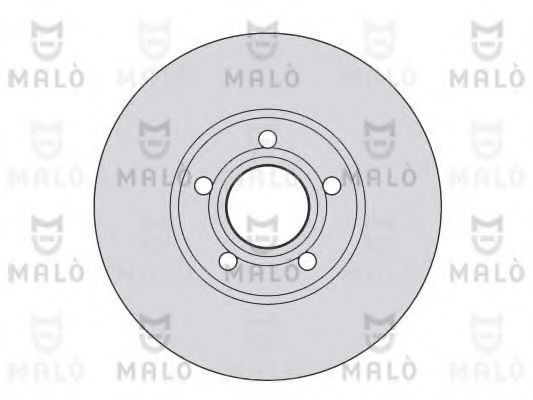 MALÒ 1110139 Тормозные диски MALÒ для SKODA