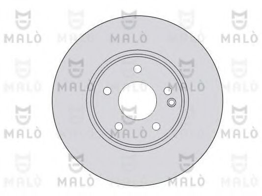 MALÒ 1110161 Тормозные диски MALÒ для MERCEDES-BENZ