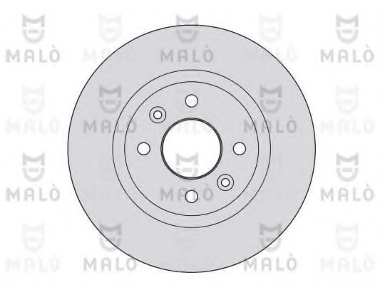 MALÒ 1110201 Тормозные диски MALÒ для LADA