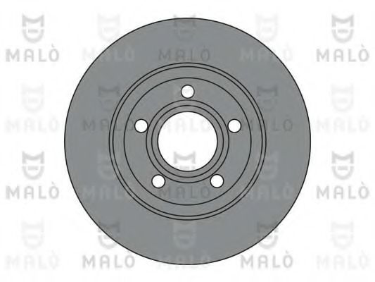 MALÒ 1110228 Тормозные диски MALÒ для SEAT