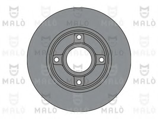 MALÒ 1110465 Тормозные диски MALÒ для PEUGEOT