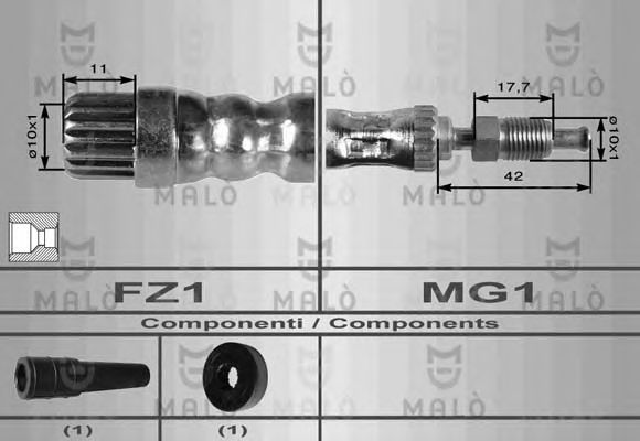 8533 MALÒ Тормозной шланг 8533 MALÒ Тормозной шланг