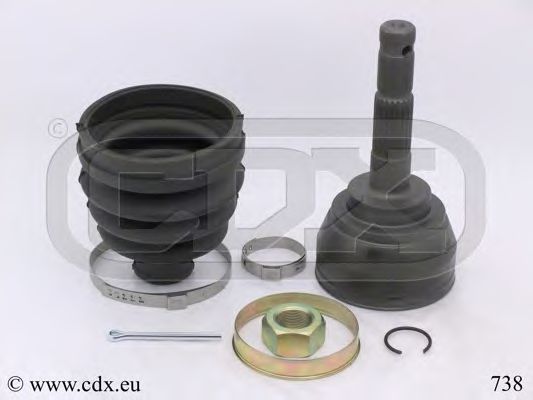 738 CDX Шарнирный комплект, приводной вал 738 CDX Шарнирный комплект, приводной вал