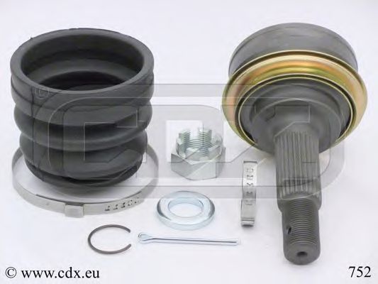 752 CDX Шарнирный комплект, приводной вал 752 CDX Шарнирный комплект, приводной вал