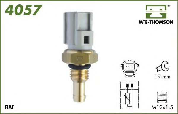 MTE-THOMSON 4057 Датчик включения вентилятора для MAZDA CX-7