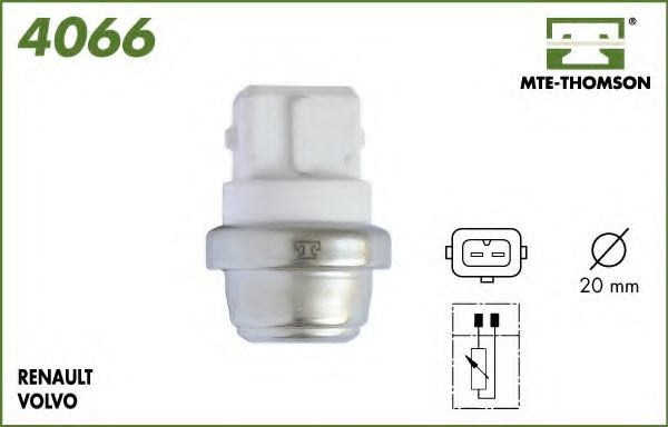 MTE-THOMSON 4066 Датчик включения вентилятора MTE-THOMSON для MITSUBISHI