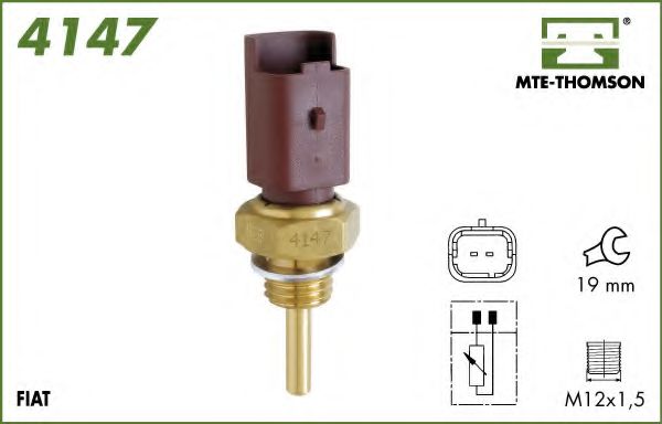 MTE-THOMSON 4147 Датчик включения вентилятора для ABARTH
